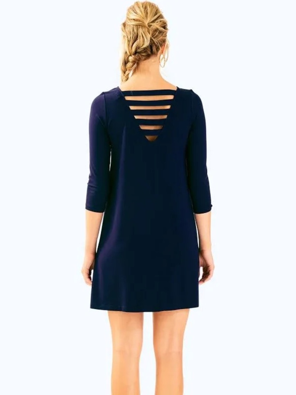 NWT Lilly Pulitzer Ophelia Swing Dress in Midnight Navy Sz XS - Picture 2 of 10